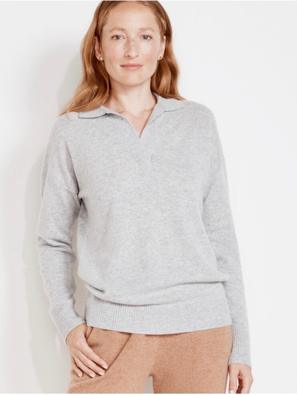 Haven Well Within Cashmere Johnny Collar Sweater